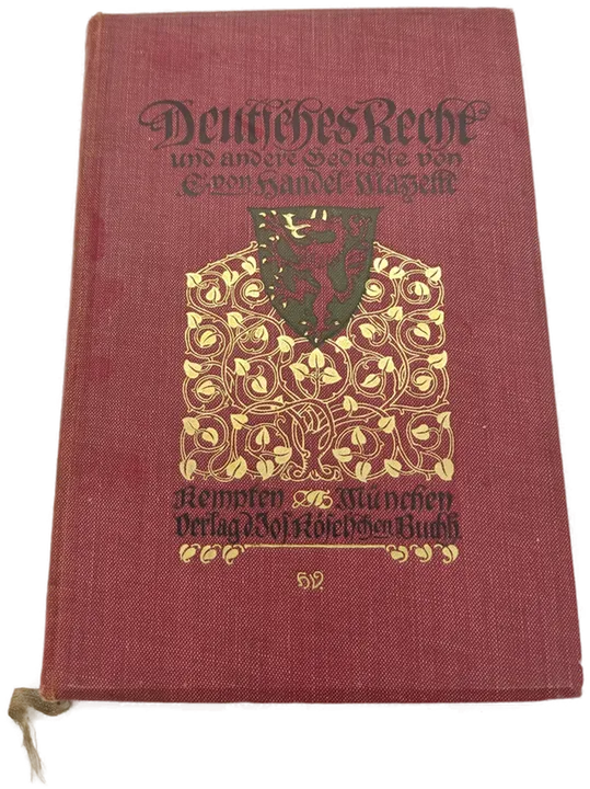 Deutsches Recht und andere Gedichte - Enrica von Handel-Mazzetti 1909 - Bild 1