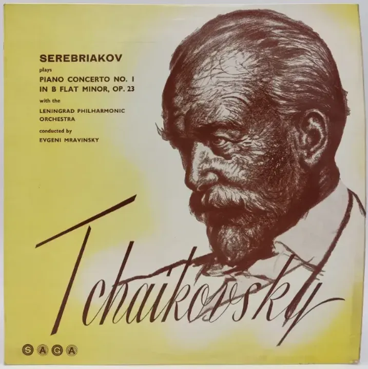 Vinyl LP - Tchaikovsky, Serebrakov - Piano Cocerto No. 1 in B Flat Minor, Op. 23 - Bild 1
