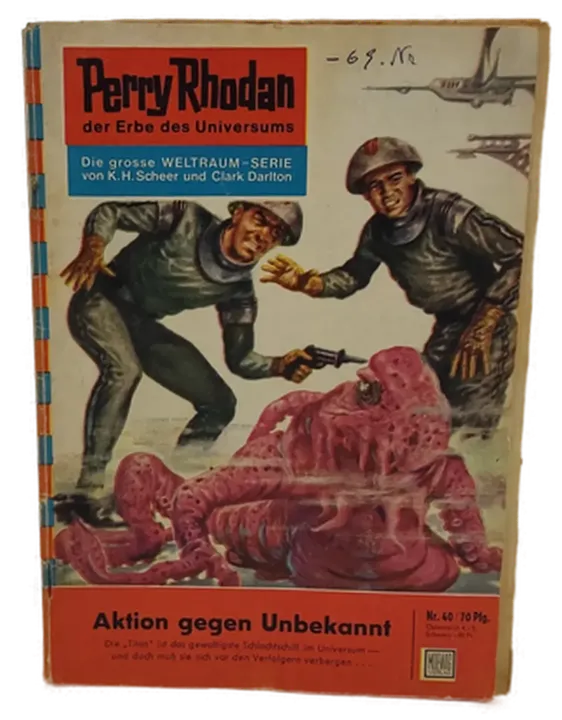 Romanheft Perry Rhodan Aktion gegen Unbekannt Erstauflage Nr. 40 - Bild 2