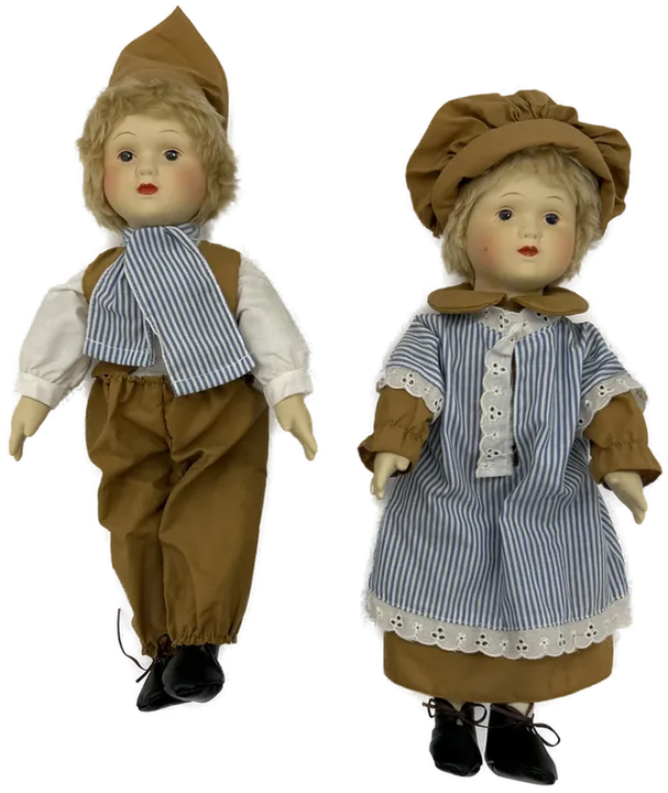 Puppenpaar in Tracht - Bild 1