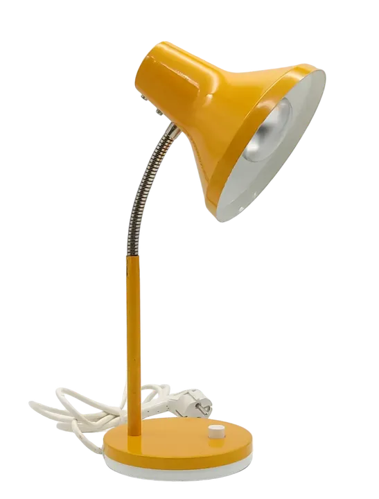 Pfäffle Leuchten - Vintage Tischlampe, gelb, 70er Jahre  - Bild 4