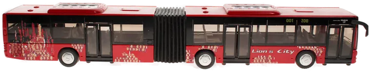 Siku MAN Lion’s City Gelenkbus – Maßstab 1:50 – Rot – Modellbus - Bild 2