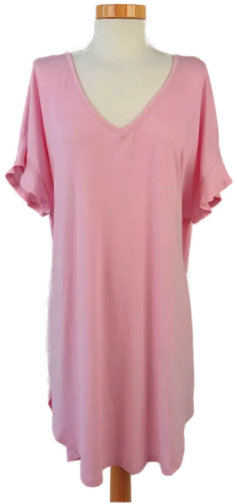 Damen Longshirt rosa - Gr. 4XL - Bild 1