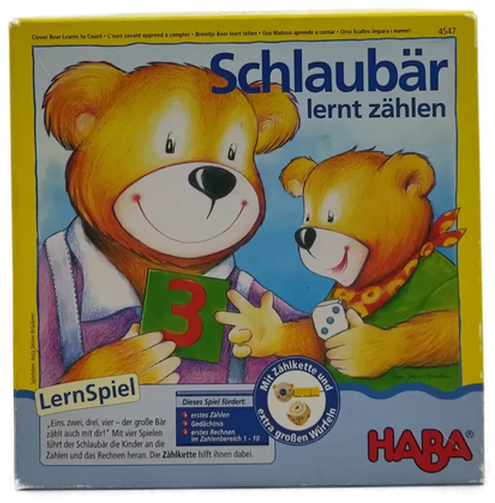 HABA Schlaubär lernt zählen Lernspiel - Bild 1