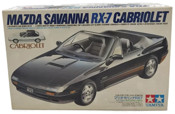 Tamiya Mazda Savanna RX-7 Cabriolet Modellbausatz  1:24 - Bild 1