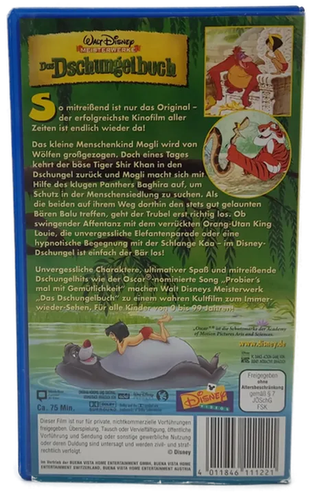 Walt Disney - Das Dschungelbuch VHS - Bild 2
