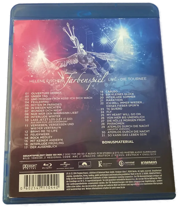 Helene Fischer - Farbenspiel Live Tour - DVD - Bild 2