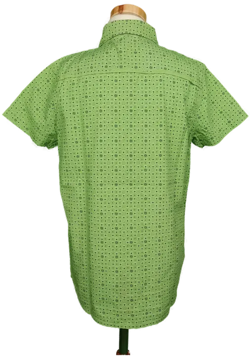 Maas Natur Jungen Hemd grün gemustert - 164 - Bild 2