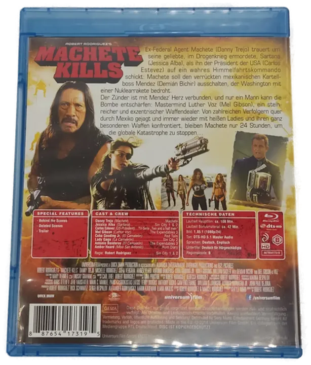 Blu-ray Disc Machete Kills 