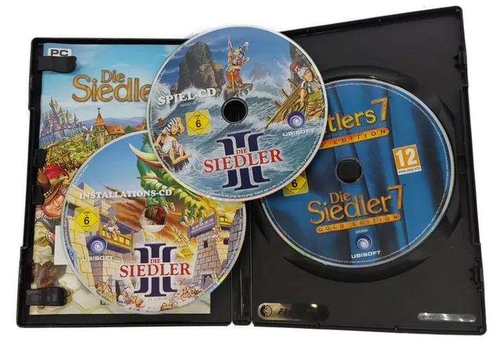 PC Game DVD-ROM Die Siedler 7 Gold Edition + 2 CD-ROM Die Siedler 3 - Bild 2