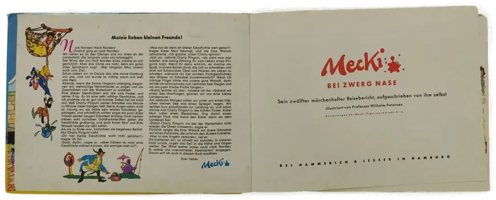 Steiff - Mecki ca. 1960er Jahre und Mecki Kinderbuch - Bild 9