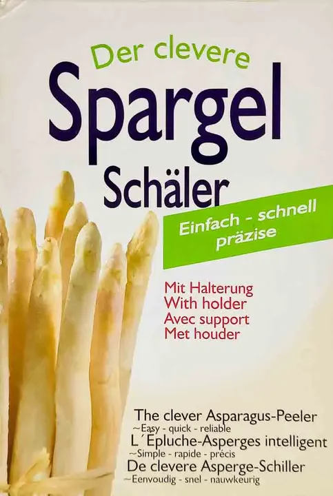 LURCH Spargelschäler mit 6 Präzisionsklingen - Bild 1