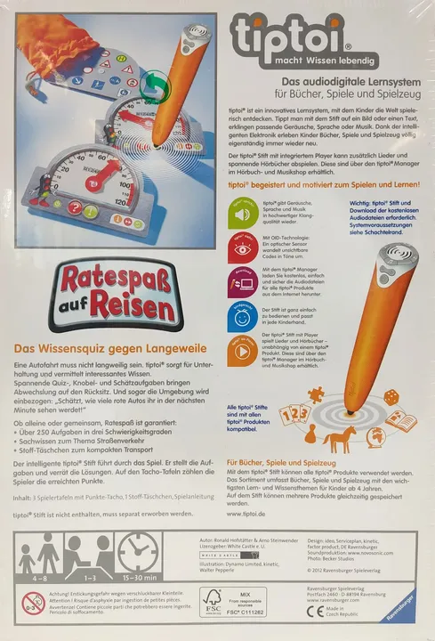 tiptoi® Ratespaß auf Reisen - Lernspiel - Ravensburger  - Bild 2