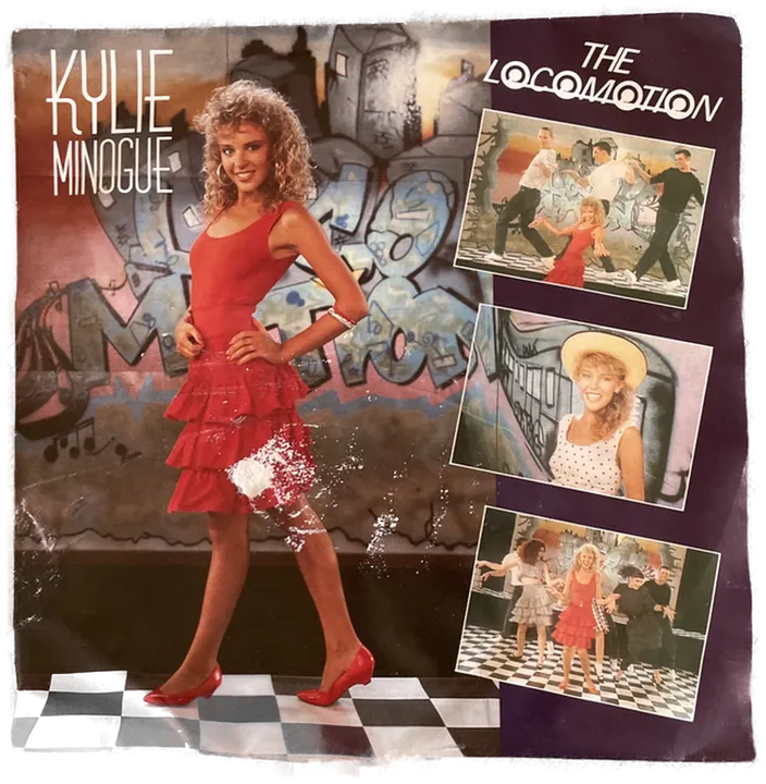 Singles Schallplatte - Kylie Minogue - The Loco Motion; I`ll still be loving you - Bild 2