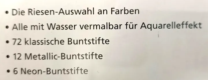 Aquarell-Buntstifte-Set XL, 90-teilig (OVP) - Bild 4