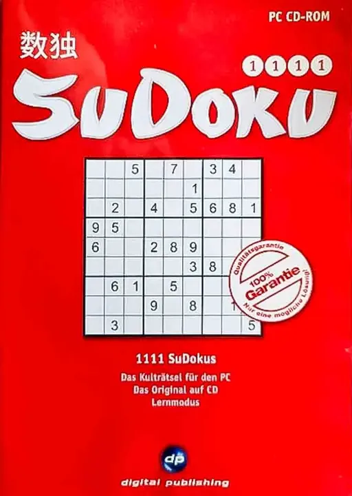 PC-Rom SUDOKU 1111 SuDokus - Bild 2