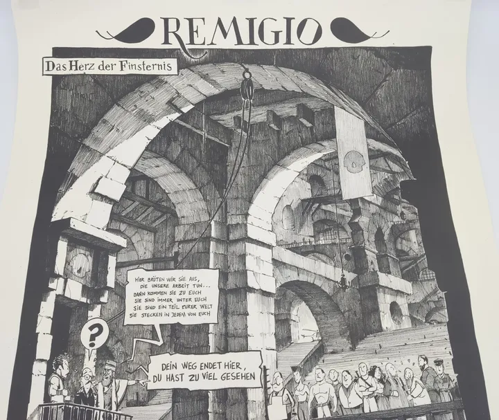 REMIGIO – Graphic Novel Poster („Das Herz der Finsternis“) - Bild 3