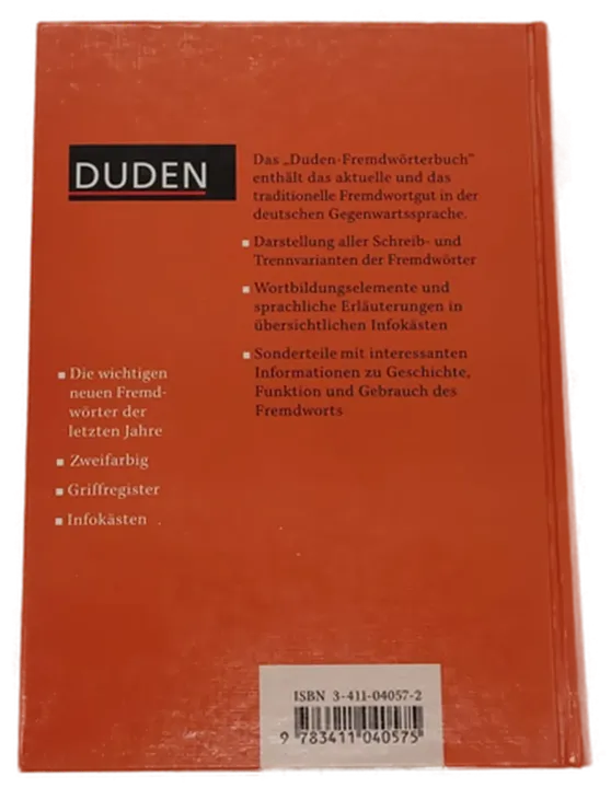 Buch Duden Fremdwörterbuch Neu 5 - Bild 3