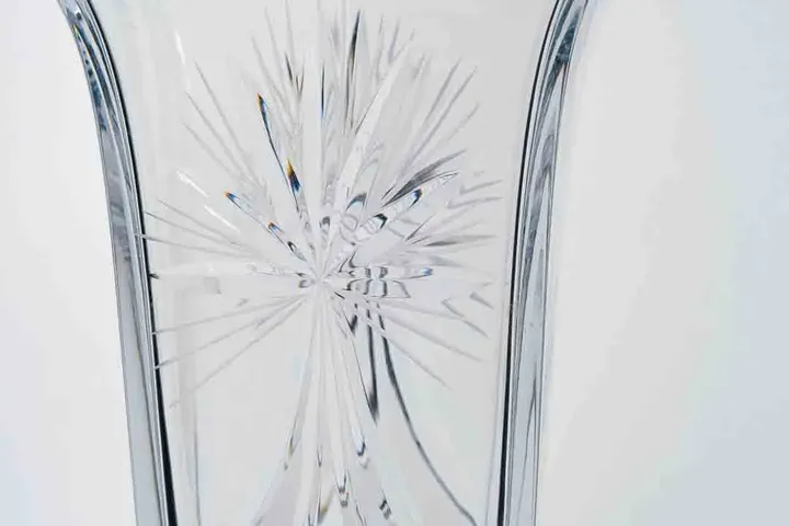 Edel Bohemia Kristallvase – elegante Fertigung aus den 1980er - Bild 3