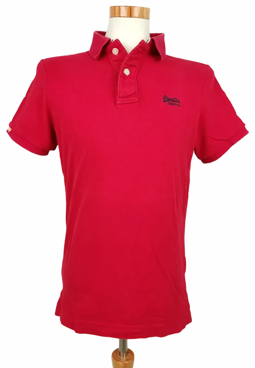 Superdry Herren Polo Shirt, rot - Gr. L  - Bild 1