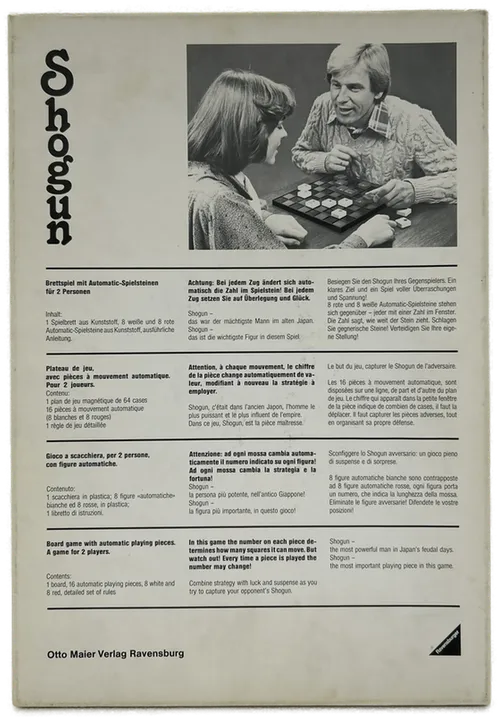 SHOGUN Brettspiel Ravensburger 1983  - Bild 3