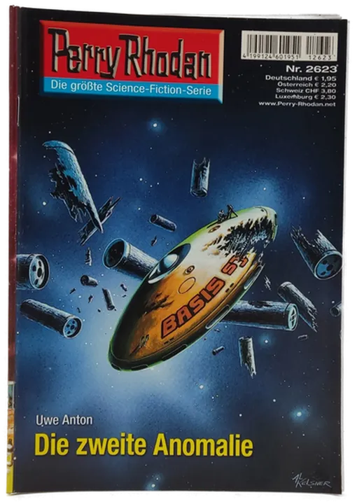  Romanheft Perry Rhodan Die zweite Anomalie Erstauflage Nr.2623 - Bild 1