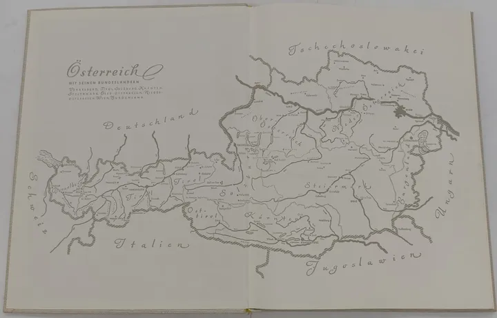 Buch Österreich  Landschaft, Mensch und Kultur 9. Auflage 1962 - Bild 3