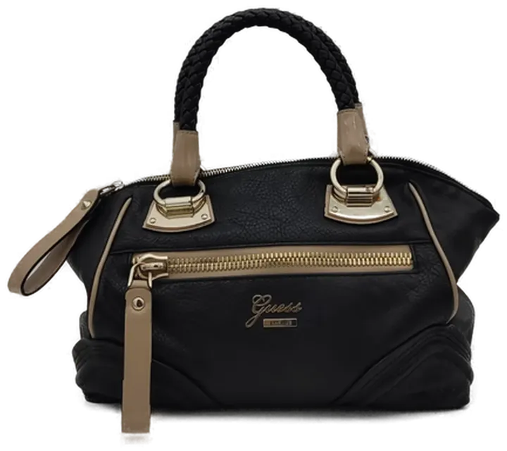 Guess Damen Handtasche schwarz/beige - Bild 1