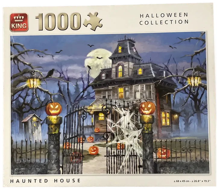 King Puzzle - Halloween Collection - Haunted Haouse - 1000 Teile Nr. 05723 - Bild 1