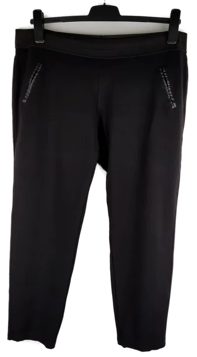 Stretchhose 'Yessica', schwarz mit Gummizugbund, Größe 46 - Bild 1