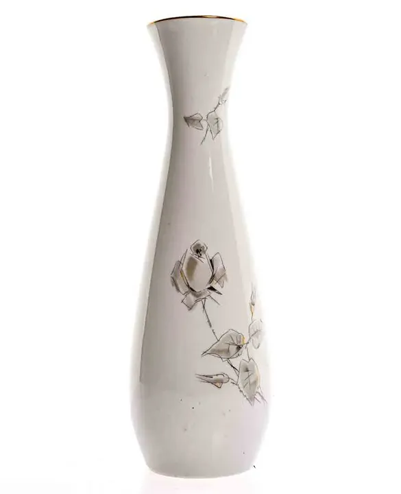  Hutschenreuther Vase und Platte oval, Selb - Bild 5