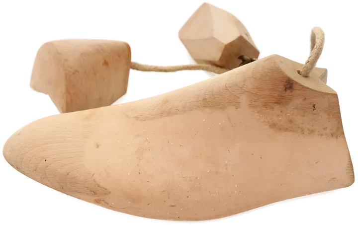 Antiker Holz-Schuhleisten – Maßschuh-Anfertigung – Dekoration Vintage - Bild 1