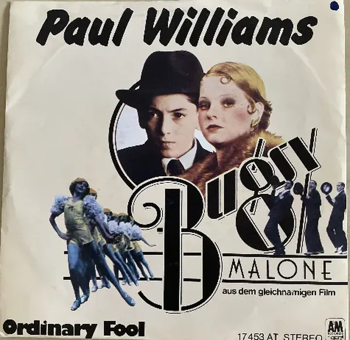 Singles Schallplatte - Paul Williams - Bugsy Malone; Ordinary Fool;  - Bild 2