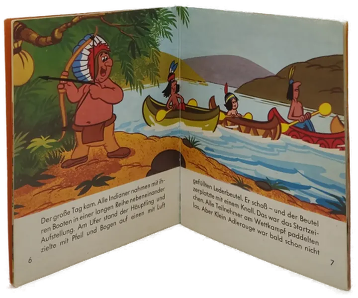 Klein Adlerauge und sein schnelles Kanu - Disney Micky Maus Buch - Bild 3