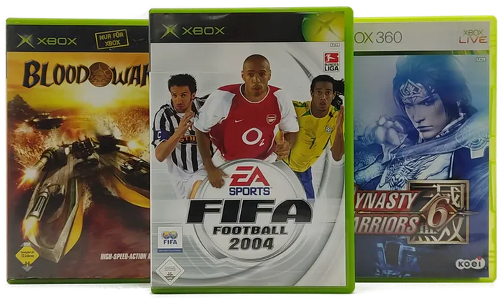 XBOX Fifa 2004 & Dynasty Warriors 6 & Bloodwake Bundle - Bild 1
