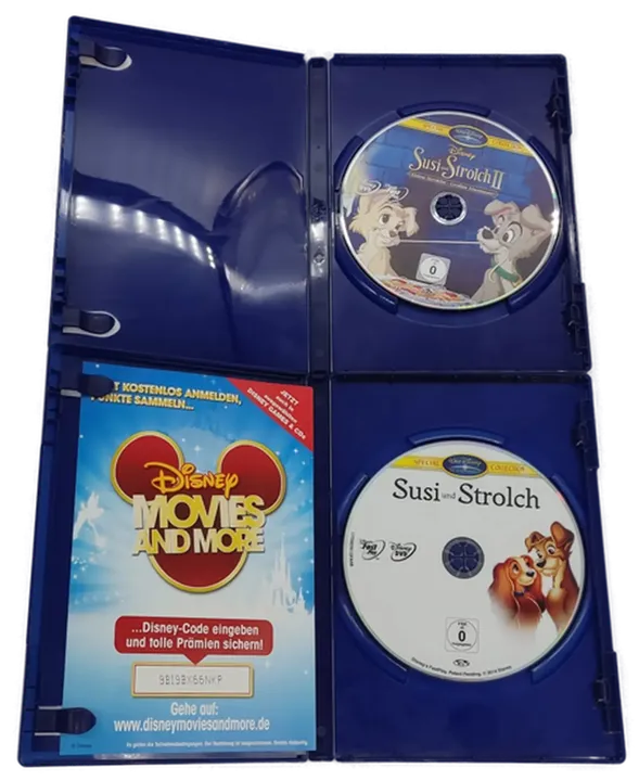 2 DVD's Dísney Susi und Strolch und Susi und Strolch II - Bild 4