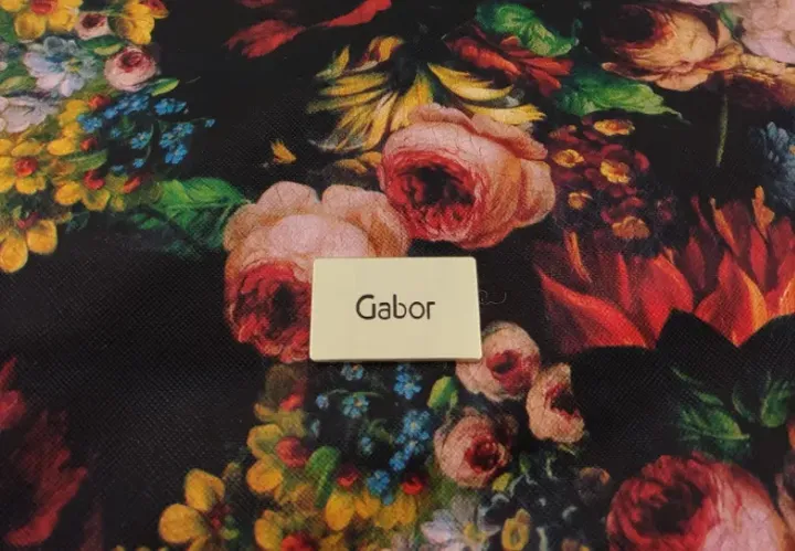 Gabor Damen Handtasche mit buntem Blumenmuster - 41cm x 24cm  - Bild 2