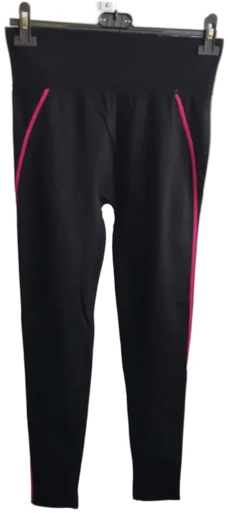 Damen Laufhose schwarz mit pinkem Streifen - Gr. XS - Bild 4