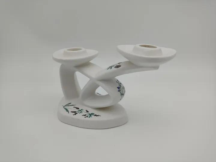 Gmundner Keramik Kerzenständer zweiarmig - Bild 1