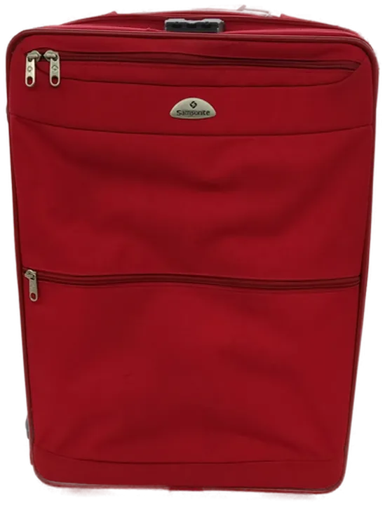 Samsonite Reisekoffer/Tasche Textil Rot S - Bild 1