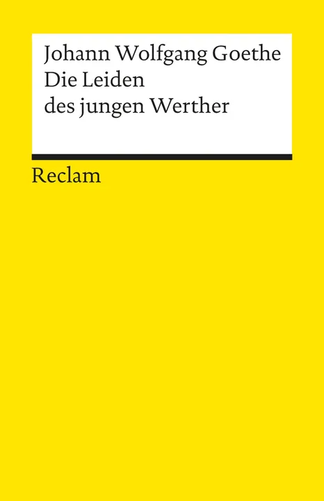 Die Leiden des jungen Werther. Textausgabe mit Nachwort - Johann Wolfgang Goethe - Bild 1