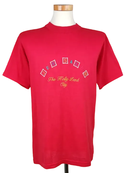 Jerusalem Herren T-Shirt, rot - Gr. XXL - Bild 1