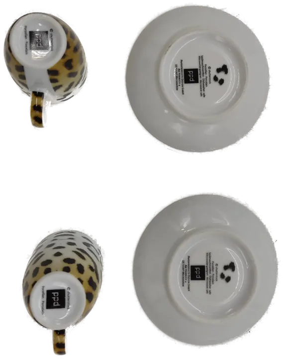 Espresso Tassenset Leopard - 2 Stück - Bild 6