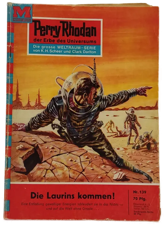  Romanheft Perry Rhodan Die Laurins kommen! Erstauflage Nr.139 - Bild 1