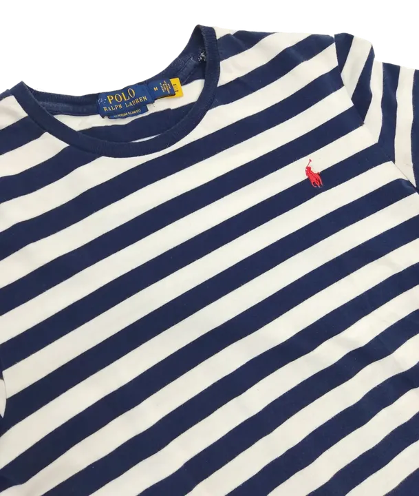 Polo Ralph Lauren Damen T-Shirt, weiß/marine - Gr. M  - Bild 3