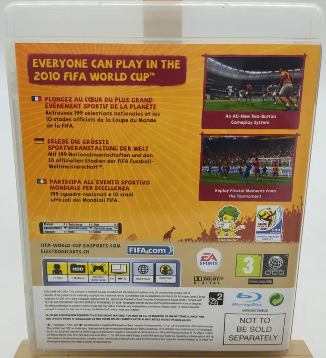 Playstation Sony PS3 Spiel 2010 FIFA World Cup 