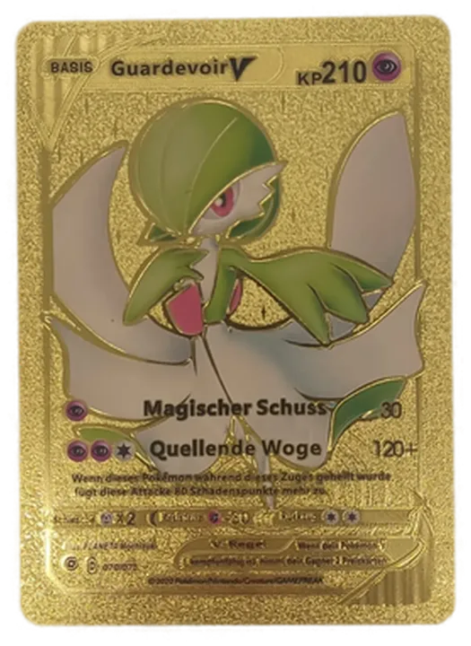  Pokémon Sammelkarte Goldfolie GuardevoirV BASIC - Bild 1