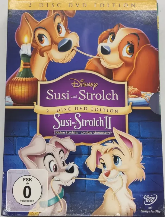 2 DVD's Dísney Susi und Strolch und Susi und Strolch II - Bild 2