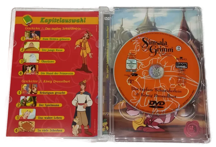 DVD Simsala Grimm -Das tapfere Schneiderlein & König Drosselbart  - Bild 2