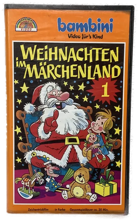 bambini: Weihnachten im Märchenland 1 - VHS - Bild 1
